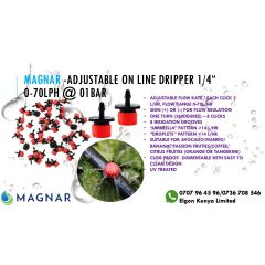 MAGNAR - ADJUSTABLE ON LINE BUTTON DRIPPER