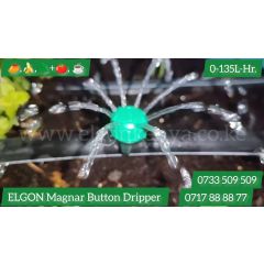 MAGNAR BUTTON DRIPPER GREEN 0-135L/HR